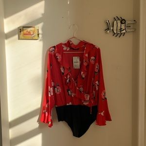 Zara bodysuit blouse